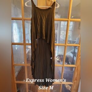 Asymmetrical sleeveless top